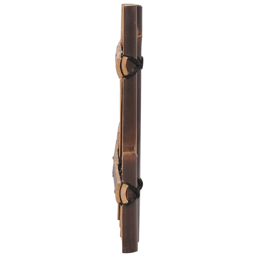 Garden Fence Panel Bamboo 170x50 cm Dark Brown